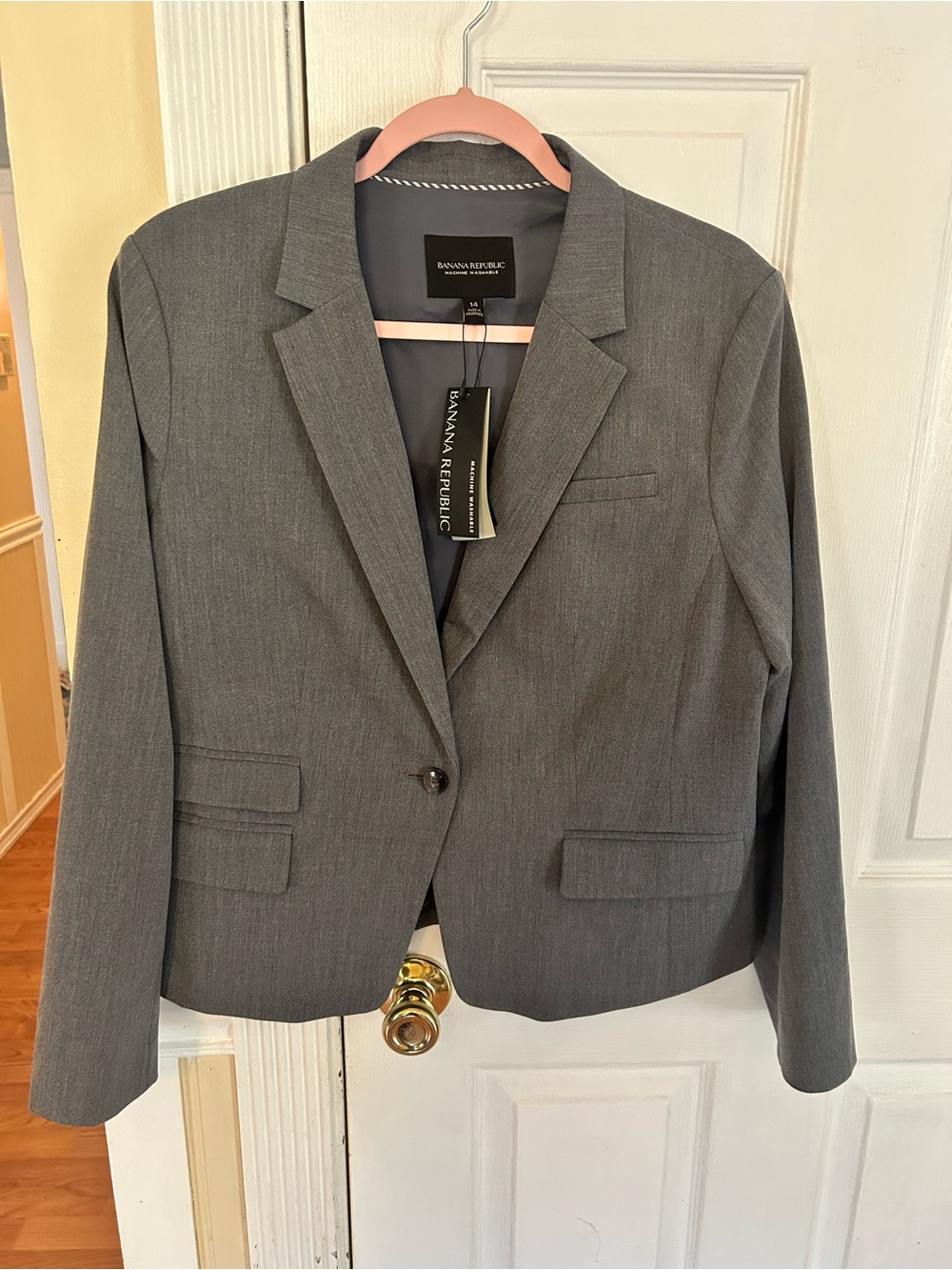NWT Banana Republic Gray Women's Tailored Blazer